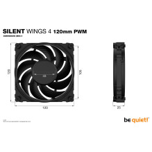 be quiet! SILENT WINGS 4 , 120mm PWM be quiet! SILENT WINGS 4 , 120mm PWM