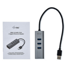 i-tec Metal U3METALG3HUB interface hub i-tec Metal U3METALG3HUB interface hub