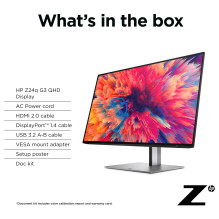 HP Z24q G3 QHD Display computer monitor