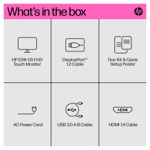 HP E24t G5 FHD Touch Monitor computer monitor