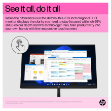 HP E24t G5 FHD Touch Monitor computer monitor