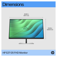 HP E27 G5 FHD Monitor computer monitor