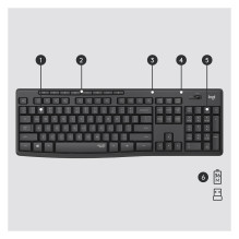 Logitech 920-009800 keyboard Logitech 920-009800 keyboard