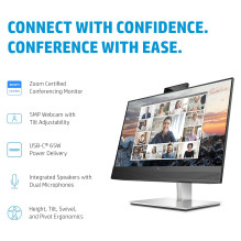 HP E24m G4 FHD USB-C Conferencing Monitor computer monitor