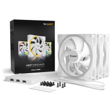 be quiet! Light Wings White , 140mm PWM Triple Pack
