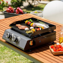 „Black+Decker BXOP4900E“ dviejų degiklių dujinė kepsninė
