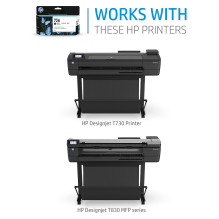HP 728 130-ml Yellow DesignJet Ink Cartridge print head
