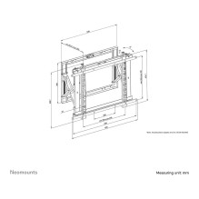 Neomounts WL95-800BL1 signage display mount Neomounts WL95-800BL1 signage display mount