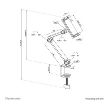 Neomounts DS15-545BL1 tablet security enclosure