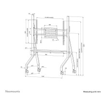 Neomounts FL50-525WH1 multimedia cart / stand Neomounts FL50-525WH1 multimedia cart / stand