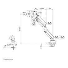 Neomounts DS70PLUS-450BL1 monitor mount / stand