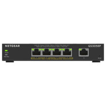 NETGEAR 5-Port Gigabit Ethernet PoE+ Plus Switch (GS305EP) NETGEAR 5-Port Gigabit Ethernet PoE+ Plus Switch (GS305EP)