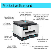 HP OfficeJet Pro 9130b AiO Printer