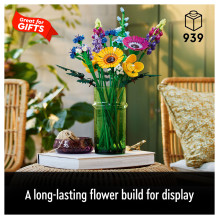 LEGO Botanicals laukinių gėlių puokštė LEGO Botanicals laukinių gėlių puokštė