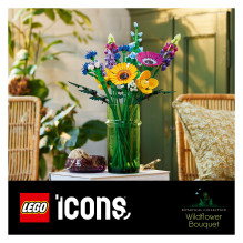 LEGO Botanicals laukinių gėlių puokštė LEGO Botanicals laukinių gėlių puokštė