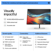 HP Series 7 Pro 24 inch WUXGA Monitor - 724pn computer monitor