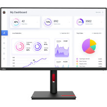 TFT 80 cm / 31,5 colio (3840 x 2160) „Lenovo ThinkVision T32p-30“ 16:9 4K IPS 4 ms 60 Hz HDMI DP USB-C Pivot juodas TFT 80 cm / 31,5 colio (3840 x 2160) „Lenovo ThinkVision T32p-30“ 16:9 4K IPS 4 ms 60 Hz HDMI DP USB-C Pivot juodas