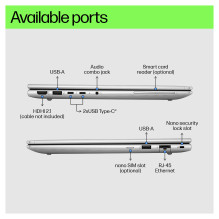 HP ProBook 460 G11 CU7 155U / 16GB / 512SSD / W11Pro sidabrinis HP ProBook 460 G11 CU7 155U / 16GB / 512SSD / W11Pro sidabrinis
