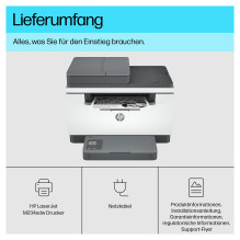 HP LaserJet MFP M234sdw 3 viename nespalvotas lazerinis spausdintuvas, A4, LAN, WLAN, ADF, dvipusis