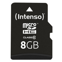 MEMORY MICRO SDHC 8GB C10 / W / ADAPTER 3413460 INTENSO MEMORY MICRO SDHC 8GB C10 / W / ADAPTER 3413460 INTENSO