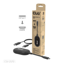 I / O ADAPTER WRL USB-C TO HDMI / CSV-2570 CLUB3D I / O ADAPTER WRL USB-C TO HDMI / CSV-2570 CLUB3D