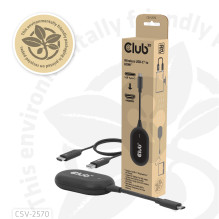 Įvesties / išvesties adapteris WRL USB-C į HDMI / CSV-2570 CLUB3D Įvesties / išvesties adapteris WRL USB-C į HDMI / CSV-2570 CLUB3D