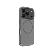 „Evelatus“ skaidrus „Apple iPhone 17 Pro“ silikoninis dėklas „MagSafe“, permatomas