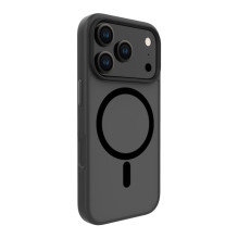 „Evelatus“ „Apple iPhone 17 Pro Hybird“ dėklas su „MagSafe PC+TPU“ ir juodu dangteliu