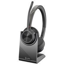 HP Poly Voyager 4320 USB-C Headset +BT700 dongle +Charging Stand