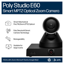 HP Poly Studio E60 Smart Camera 4K MPTZ 12x opt. Zoom (EU)
