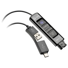 HP Poly DA85-M USB į QD juodą adapteris TAA