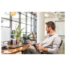 HP Poly Edge E550 ir PoE palaikantis IP telefonas