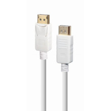 Gembird CABLE DISPLAY PORT 1.8M / WHITE CC-DP2-6-W