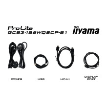 „iiyama G-MASTER GCB3486WQSCP-B1“ kompiuterio monitorius 86,4 cm (34") 3440 x 1440 pikselių itin platus „Quad HD“ j