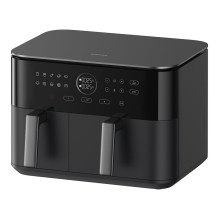 Karšto oro gruzdintuvė Xiaomi Dual Zone, juoda, 2700 W, 10 l Karšto oro gruzdintuvė Xiaomi Dual Zone, juoda, 2700 W, 10 l