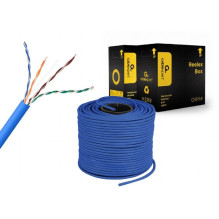 LAN Cable - Gembird UPC-5004E-SOL, Solid, 305 m, Blue