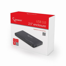 HDD Korpusas - Gembird EE2-U3S-2 2.5" Juoda