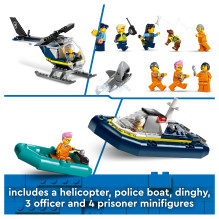 LEGO City policijos kalėjimo sala