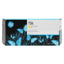 HP 738 300 ml geltonos...