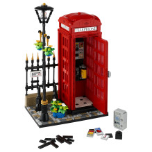 LEGO Ideas Red London Telephone Box LEGO Ideas Red London Telephone Box