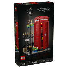 LEGO Ideas Raudona Londono telefono būdelė LEGO Ideas Raudona Londono telefono būdelė