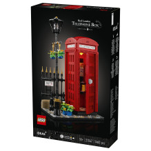 LEGO Ideas Red London Telephone Box LEGO Ideas Red London Telephone Box