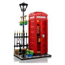 LEGO Ideas Raudona Londono telefono būdelė LEGO Ideas Raudona Londono telefono būdelė