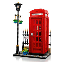LEGO Ideas Raudona Londono telefono būdelė LEGO Ideas Raudona Londono telefono būdelė