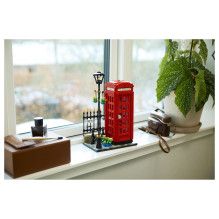 LEGO Ideas Raudona Londono telefono būdelė LEGO Ideas Raudona Londono telefono būdelė
