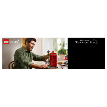 LEGO Ideas Red London Telephone Box LEGO Ideas Red London Telephone Box