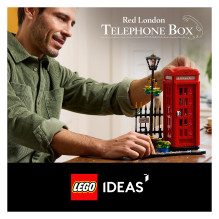 LEGO Ideas Raudona Londono telefono būdelė LEGO Ideas Raudona Londono telefono būdelė