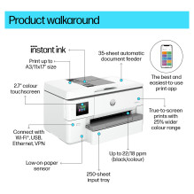 HP OfficeJet Pro 9720e WF AiO spausdintuvas
