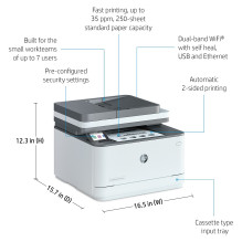 HP LaserJet Pro MFP 3102fdn Printer