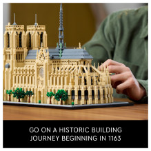 LEGO architektūra Notre-Dame de Paris LEGO architektūra Notre-Dame de Paris